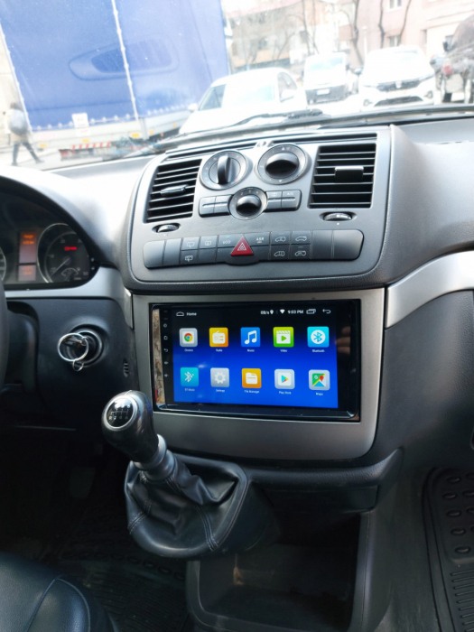 Sistem navigatie Android 9" Mercedes Vito W639 RAM 1G [4]