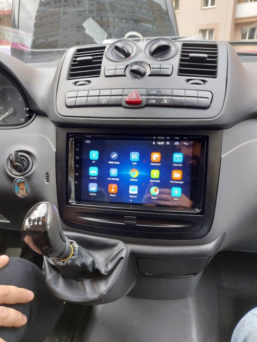 Sistem navigatie Android 9" Mercedes Vito W639 RAM 1G [3]