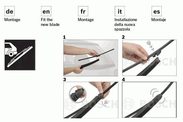 Stergator auto Bosch 16" [2]