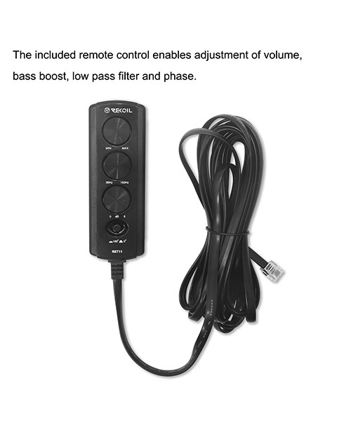 Subwoofer activ roata rezerva cu kit alimentare inclus Recoil RIK8 [6]