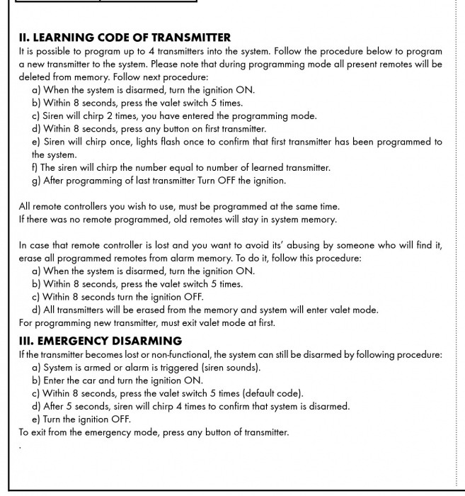 Telecomanda alarma auto Mistral MAX2 [3]