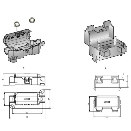 003944 (01.00360) SUPORT SIGURANTA MTA MIDIVAL, 32V [1]