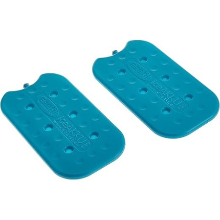 Sisteme de racire/Alte accesorii - 10886920 IcePack G270 Set de recipiente ultraplate din plastic Ezetil, 2x245gr., verde