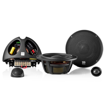 Car Audio/Difuzoare - 350456-105 BOXE AUTO COMPONENTE 16 CM MOREL, ELATE CARBON 62, 180W RMS