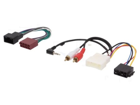 Accesorii Sisteme Audio - Adaptor mufa radio Toyota la ISo cu RCA si Jack ACC78B