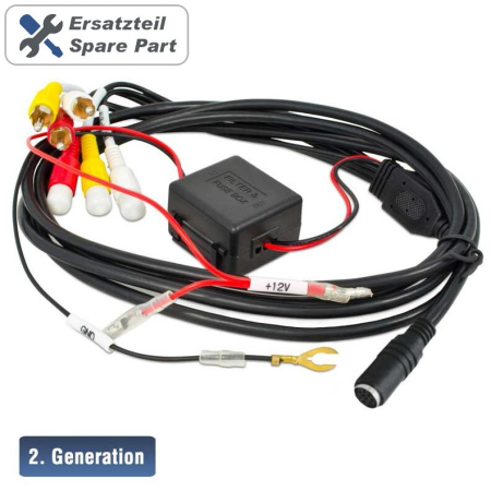 Multimedia/Monitoare - AK-OHV-2G Cablu de alimentare Ampire pentru monitoare OHV