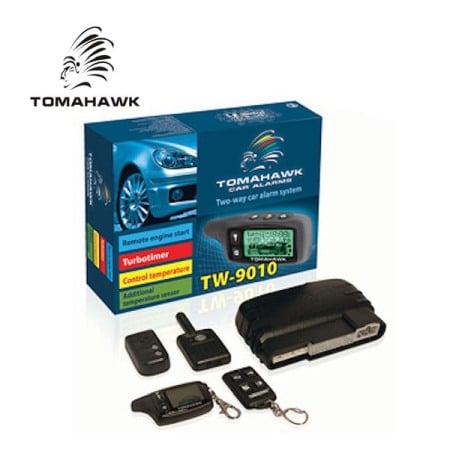 Alarme auto Alarme masina - Alarma auto cu pager si pornire motor Tomahawk TW-9010