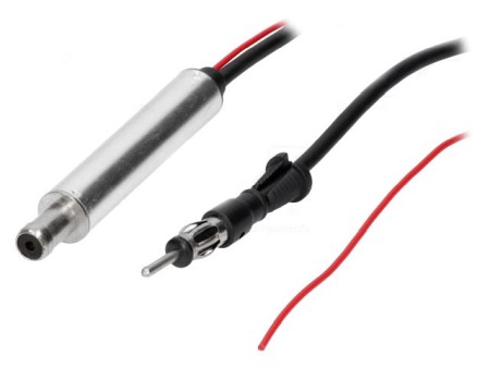 Accesorii Sisteme Audio - Amplificator semnal antena radio DIN la ISO 18dB