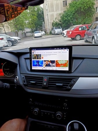 Android auto dsiplay 10" dedicat BMW X1 2009-2012 [2]