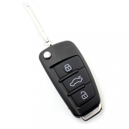 Accesorii auto - Audi model nou carcasă cheie tip briceag, cu 3 butoane