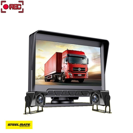 Parcare & monitorizare/Camere auto#Parcare & monitorizare/Camere DVR#Parcare & monitorizare/Monitoare redare camera - C20 Sistem de înregistrare TSS, kit CCTV, 2 x camere și monitor de 7"