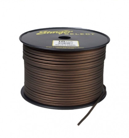 Accesorii Sisteme Audio - Cablu difuzoare Stinger 0.8mm SSVLS18BK, 10 m