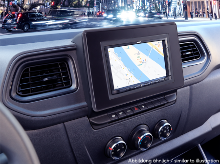 Cadru radio 2-DIN Nissan NV400/Opel Movano/Renault Master [1]