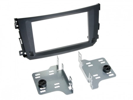 Accesorii Sisteme Audio - Cadru radio 2-DIN Smart ForTwo 2010-2015 negru