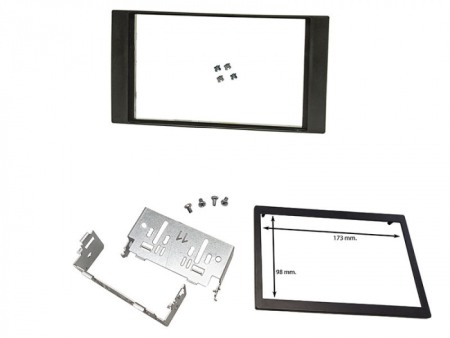 Accesorii Sisteme Audio - Cadru radio 2DIN cu console metalice + rama (173×98 mm) Ford 2005-