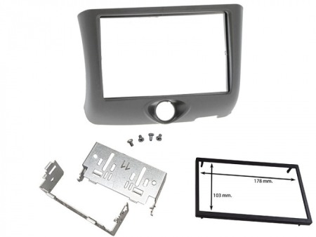 Accesorii Sisteme Audio - Cadru radio 2DIN cu console metalice + rama interior (173× 103mm) Toyota YARIS 1999>2003