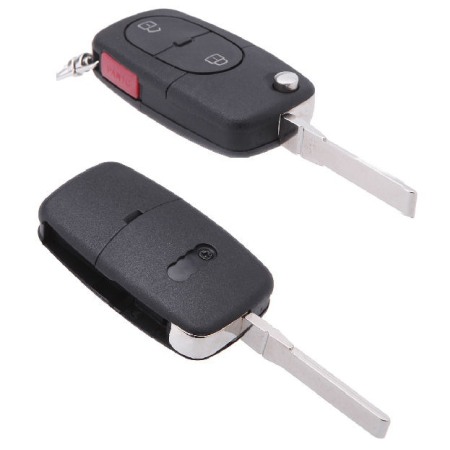 Accesorii auto - Carcasa cheie Audi briceag 2+1 butoane 