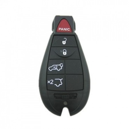 Accesorii auto - Carcasa cheie Jeep tip smart key cu 4 butoane + panica