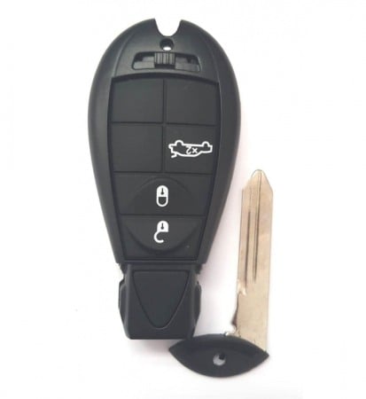 Accesorii auto - Carcasa cheie smart 3 butoane  Chrysler Jeep 