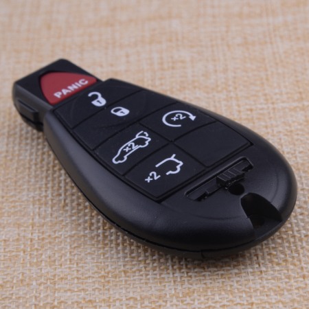 Carcasa cheie smart 5 butoane + buton panica Chrysler Jeep [2]