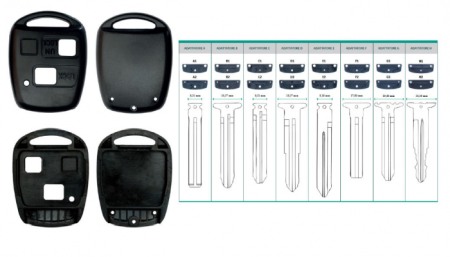 Accesorii auto - Carcasa plastic neagra Toyota MINITOOLS