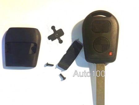 Accesorii auto - Carcasa telecomanda cheie BMW cu 2 butoane lama dreapta