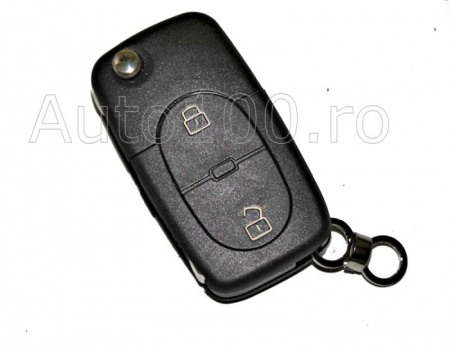 Carcasa telecomanda compatibila Audi tip briceag 2 butoane [1]