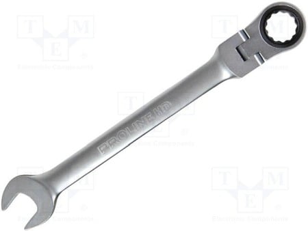 Echipamente atelier - Cheie combinată, cu piedică, cu articulaţie; 17 mm | 230 mm