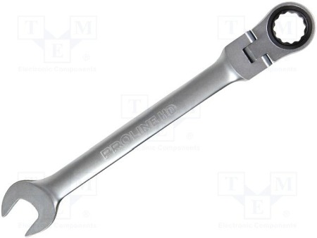 Echipamente atelier - Cheie combinată, cu piedică, cu articulaţie; 19 mm | 250 mm