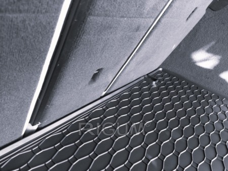 Covoras cauciuc portbagaj BMW X3 F25 2010-2017, Rigum Cehia (cu compartiment pe dreapta) [2]