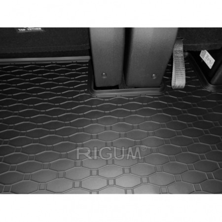 Covoras cauciuc portbagaj Opel Zafira Life Medium, 2019-prezent, Rigum Cehia (in spatele randului 3)  [2]