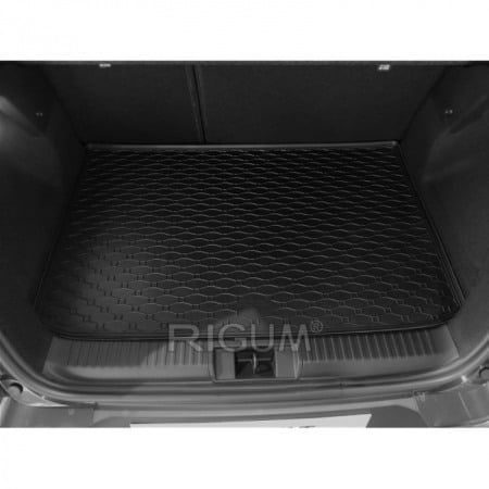 Covoras cauciuc portbagaj Renault Captur 2, 2020-prezent, Rigum RKK (portbagaj sus) [1]