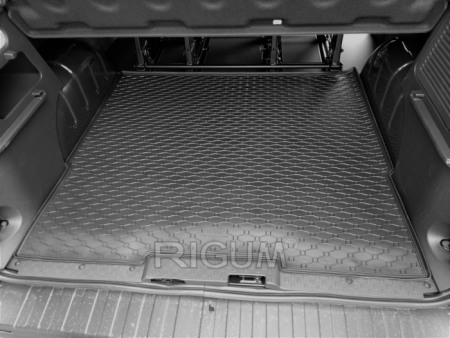Covoras cauciuc portbagaj Renault Trafic 3 (X82), Opel Vivaro B, Fiat Talento Combi L2 lung, 2014-prezent, Rigum Cehia [1]