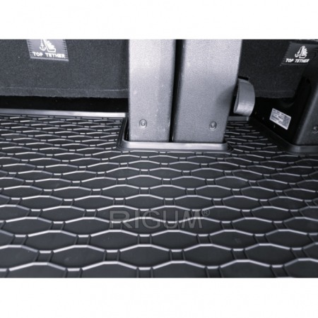 Covoras (tavita) cauciuc portbagaj Peugeot Expert Traveller Lung, 2016 - prezent, Rigum (lungime 5.3m - in spatele rand 3 de scaune) [3]