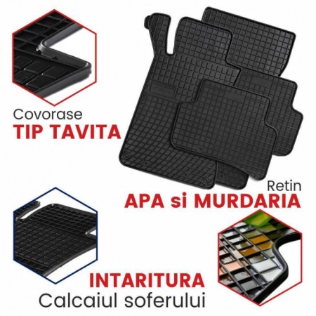 Covorase auto Audi A8 D3 (4E) fabricatie 10.2002 - 2009 (ampatament scurt) 67027. [1]