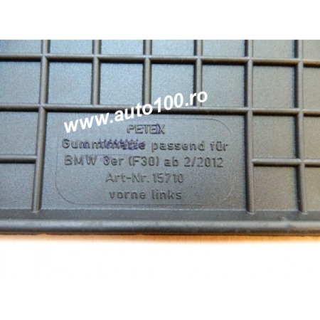 Covorase cauciuc auto BMW seria 3 F30/F31 dupa 2012 [1]