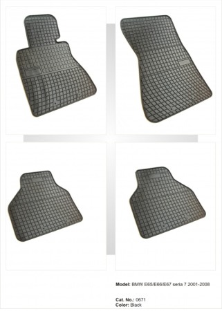 Covorase cauciuc auto dedicate - Covorase cauciuc auto BMW seria 7 E65/ E66/ E67 Frogum