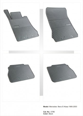 Covorase cauciuc auto dedicate - Covorase cauciuc auto dedicate Mercedes-Benz E Klasse W210 (1995-2003)