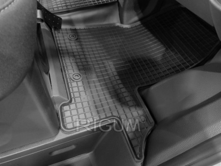 Covorase cauciuc auto Ford Transit Custom dupa 2012 - 3 locuri [3]