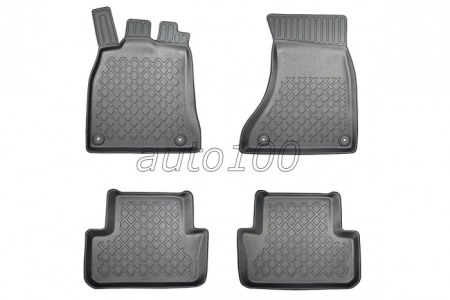 Covorase cauciuc auto dedicate - Covorase cauciuc auto tip tavita dedicate Audi A4/A5 (B8)  04.2008-10.2015