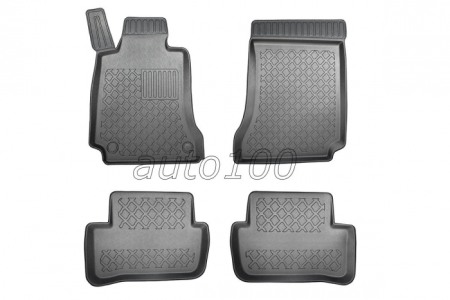 Covorase cauciuc auto dedicate - Covorase cauciuc auto tip tavita dedicate Mercedes C-Classe W204