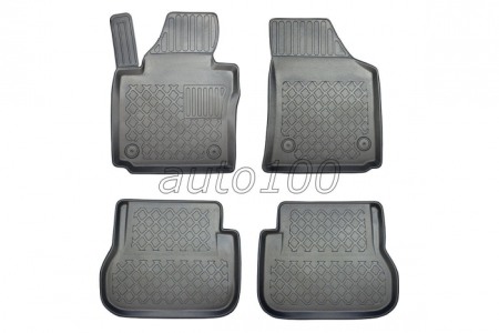 Covorase cauciuc auto dedicate - Covorase cauciuc auto tip tavita dedicate Volkswagen Caddy 5 locuri