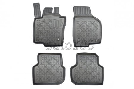 Covorase cauciuc auto dedicate - Covorase cauciuc auto tip tavita dedicate Volkswagen Jetta (NCS) S/4 1.2011-