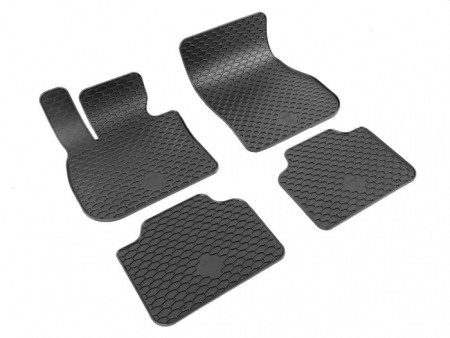 Covorase cauciuc auto dedicate - Covorase cauciuc BMW X1 U11 / seria 2 U06, 2022-prezent, fixare cu scai la sofer, Gumarny Zubri Cehia