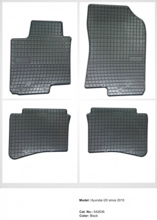 Covorase cauciuc auto dedicate - Covorase cauciuc dedicate Hyundai i20 II Frogum