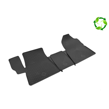 Covorase cauciuc auto dedicate - Covorase cauciuc dedicate Renault Master diesel / Master Electric, 2024-prezent, Gumarny Zubri Cehia (doar locurile din fata)