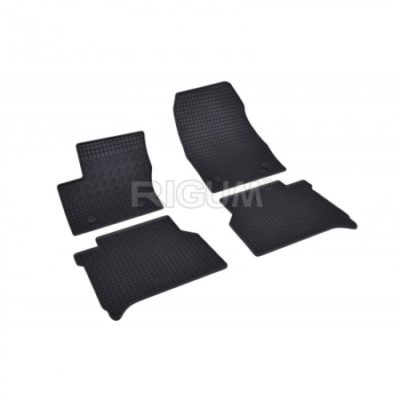 Covorase cauciuc auto dedicate - Covorase cauciuc Ford Transit Connect 2 facelift cu podea vynil, 2019-2022, Rigum (cu 5 locuri)