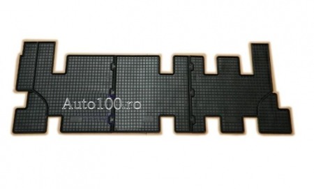 Covorase cauciuc auto dedicate - Covorase cauciuc Ford Transit / Tourneo Custom - randul 3 de locuri