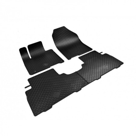 Covorase cauciuc auto dedicate - Covorase cauciuc Kia Sorento 3 2015-2020, Gumarny Zubri Cehia (modele cu 5 locuri)