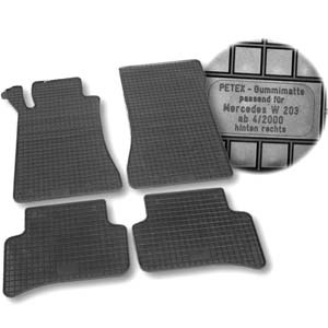 Covorase cauciuc auto dedicate - Covorase cauciuc Mercedes C W203